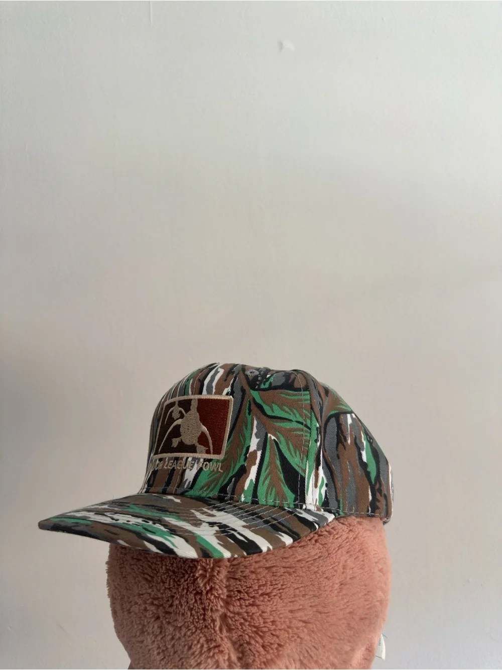 Otto Fowl Camo Snapback Hat Duck Hunting Waterfowl Old School Greenleaf